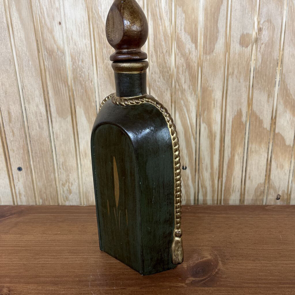 VINTAGE WINE BOTTLE DECANTER MADE IN ITALY