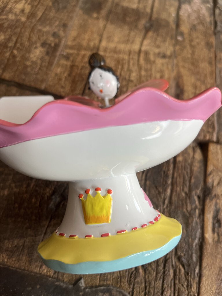 FAIRY PEDESTAL DISH "YOU CAN FLY"