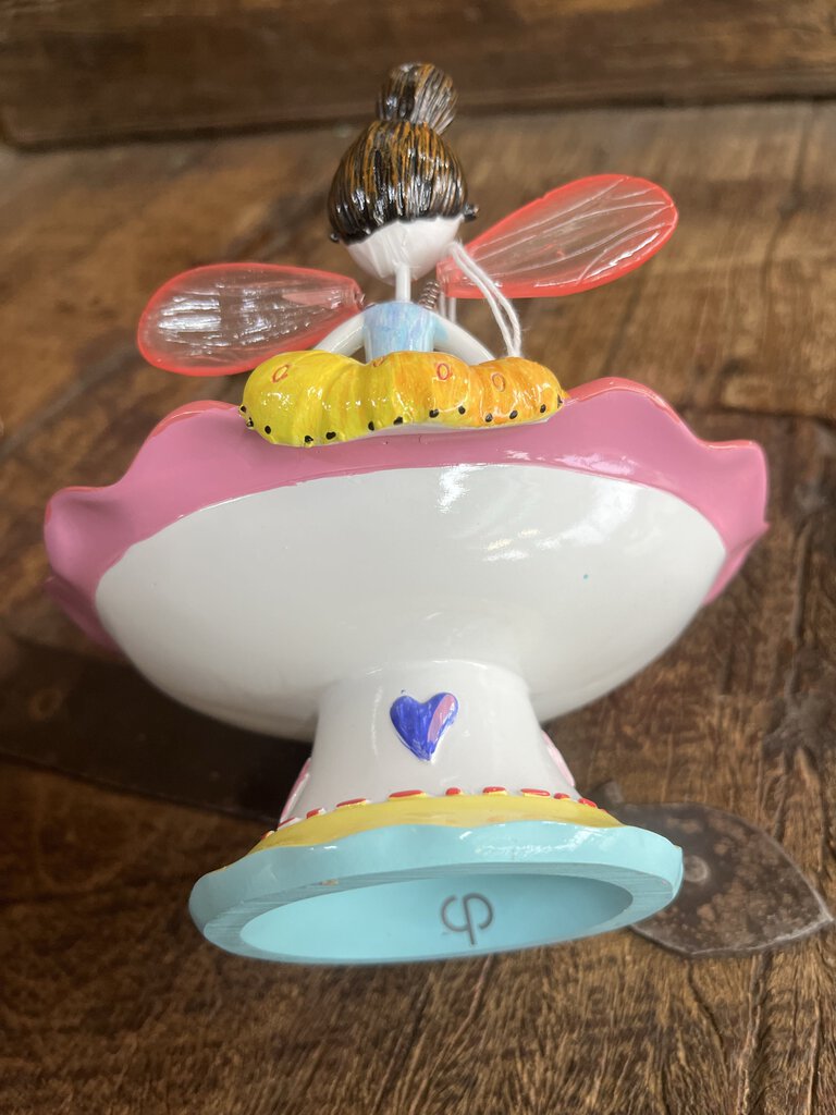 FAIRY PEDESTAL DISH "YOU CAN FLY"