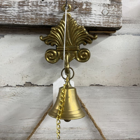 VINTAGE WALL HANGING BRASS BELL