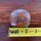 VINTAGE CLOISONNE BUTTERFLY PURPLE BELT BUCKLE