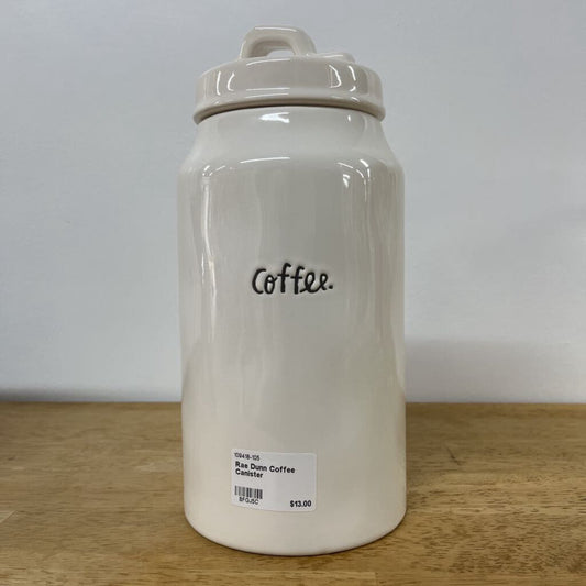 RAE DUNN COFFEE CANISTER