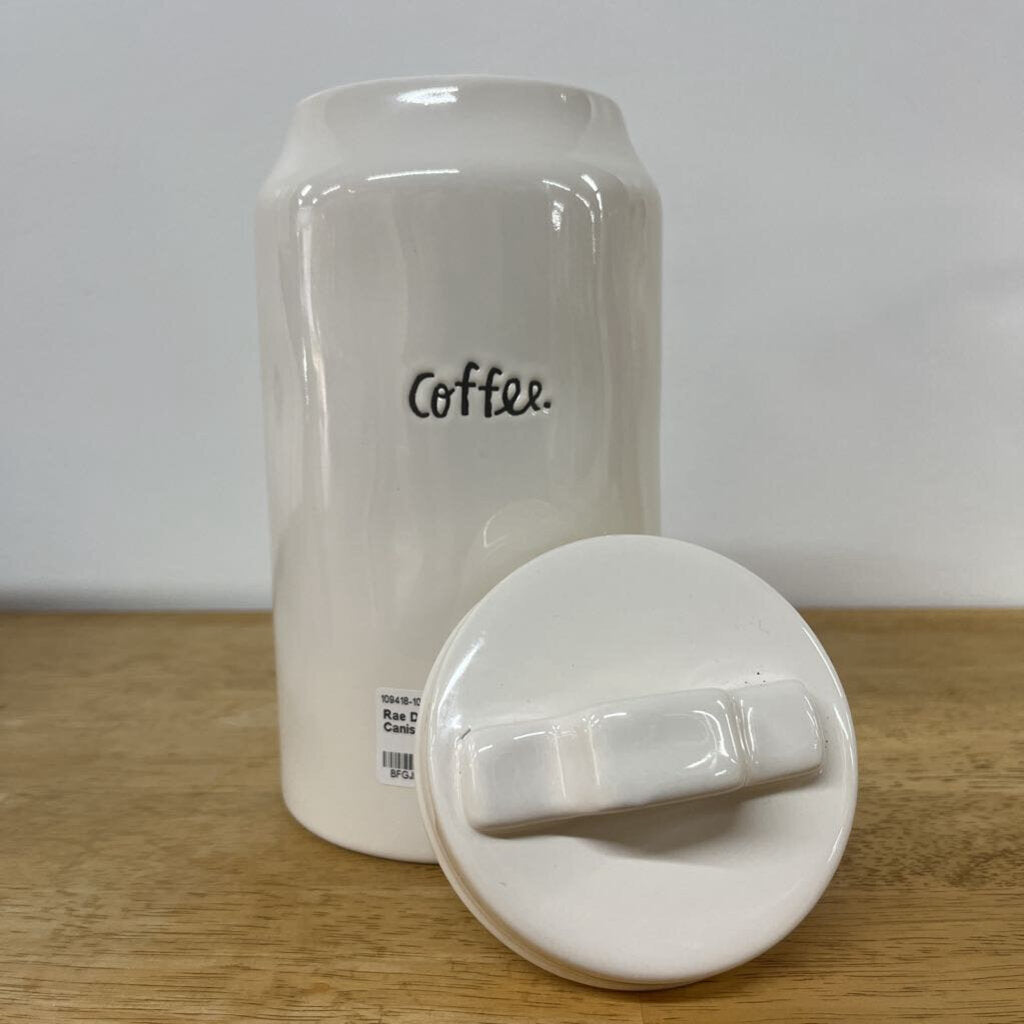 RAE DUNN COFFEE CANISTER