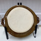 DOUBLE TWIST HANDLE POTTERY DISH