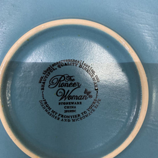PIONEER WOMAN PAIGE TEAL DINNER PLATE 10.5""