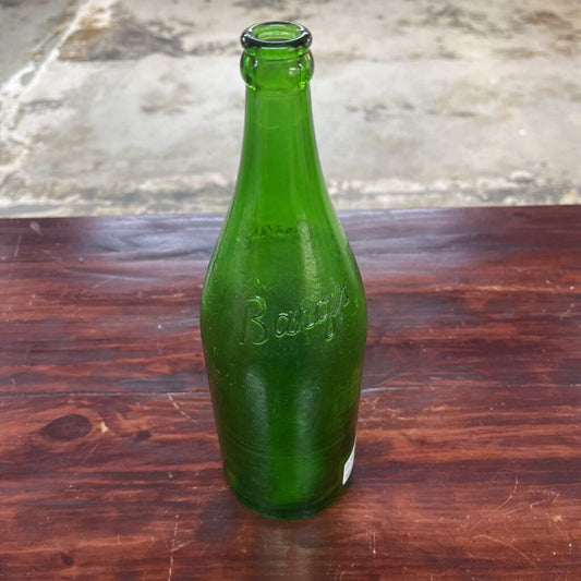 OLD BIG GREEN BARQ'S ROOTBEER BOTTLE