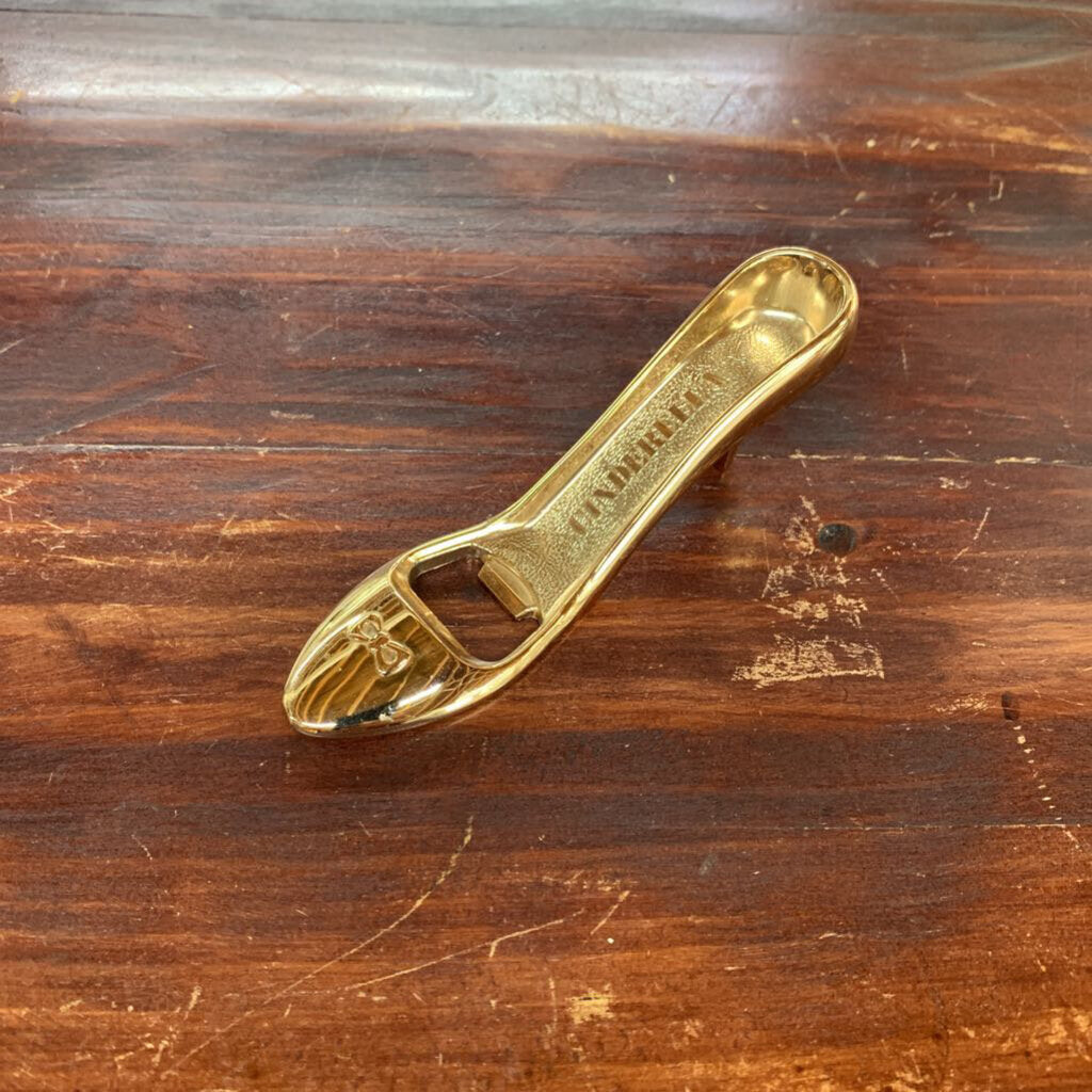 CINDERELLA GOLD SLIPPER BOTTLE OPENER-Thriftique Marketplace