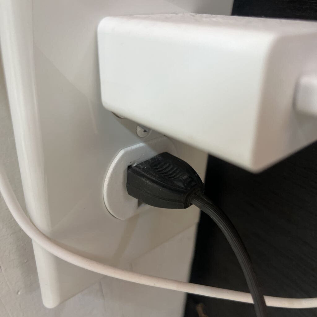 Vintage Green Swag Light w/ Wrought Iron