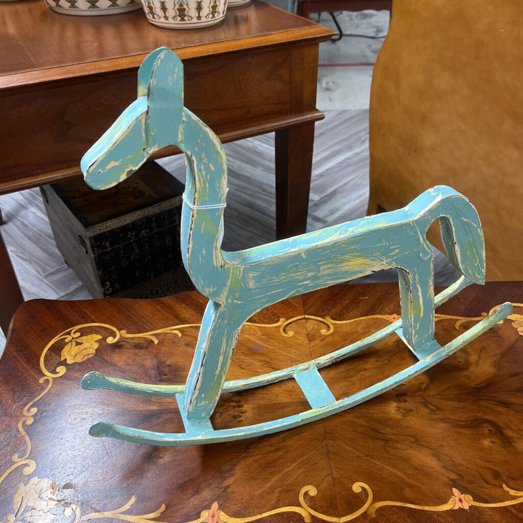 METAL ROCKING HORSE