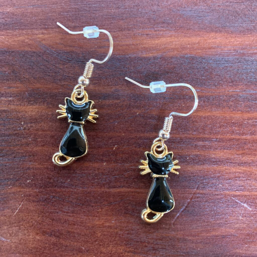 KITTEN EARRINGS-Thriftique Marketplace