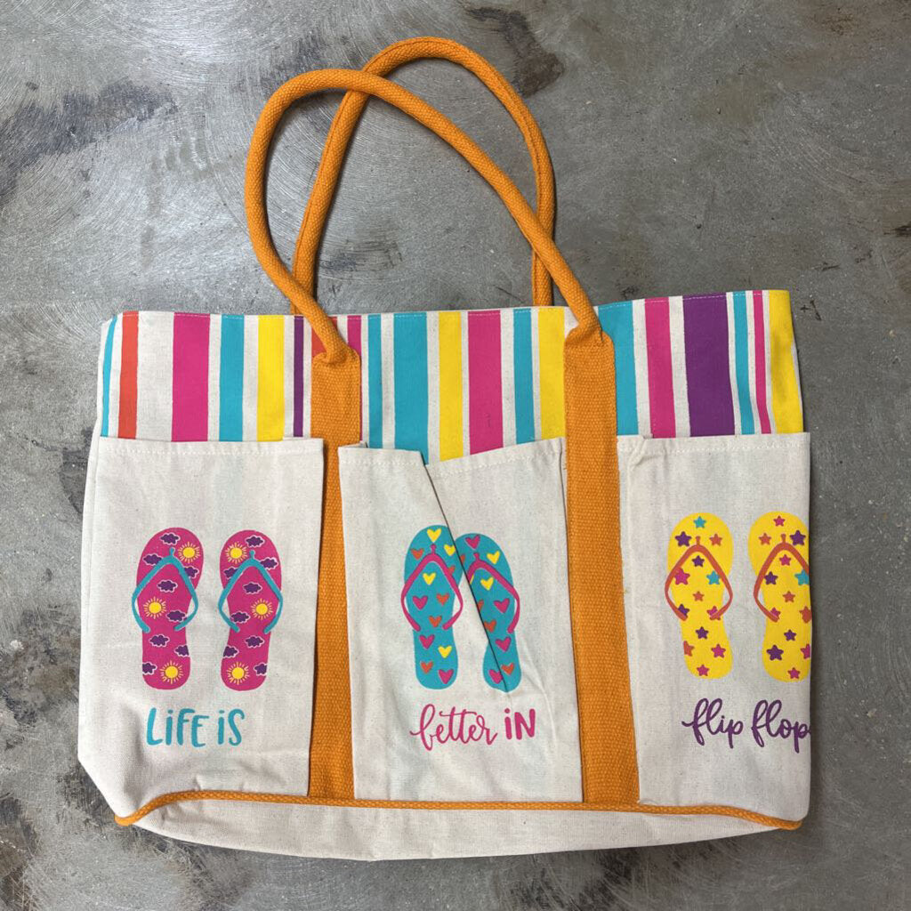 FLIP FLOP BEACH BAG