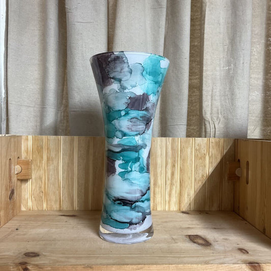 FRANCO GLASS VASE- MADE IN ITALY