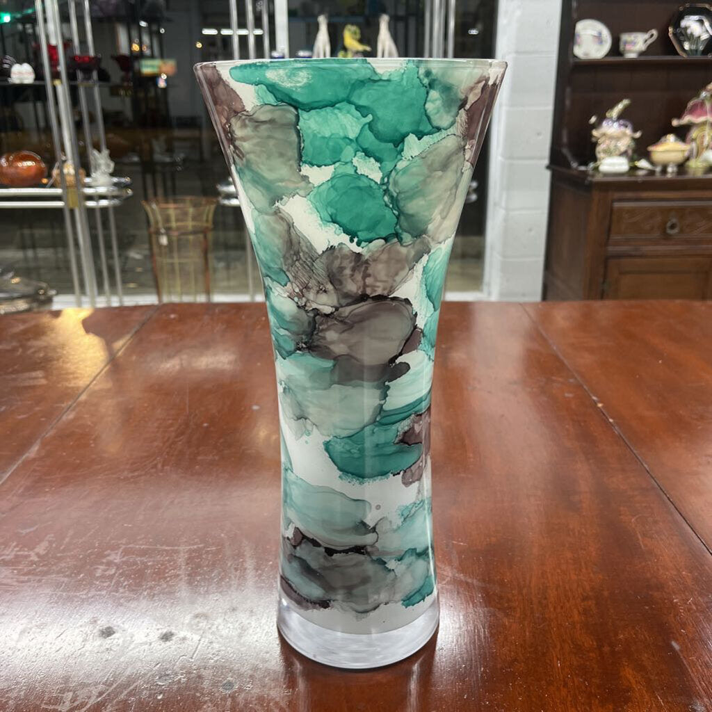 FRANCO GLASS VASE- MADE IN ITALY