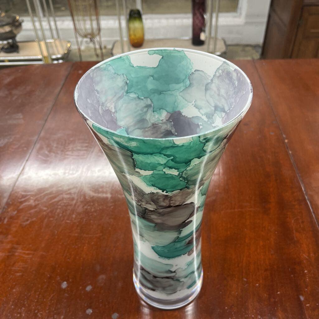 FRANCO GLASS VASE- MADE IN ITALY