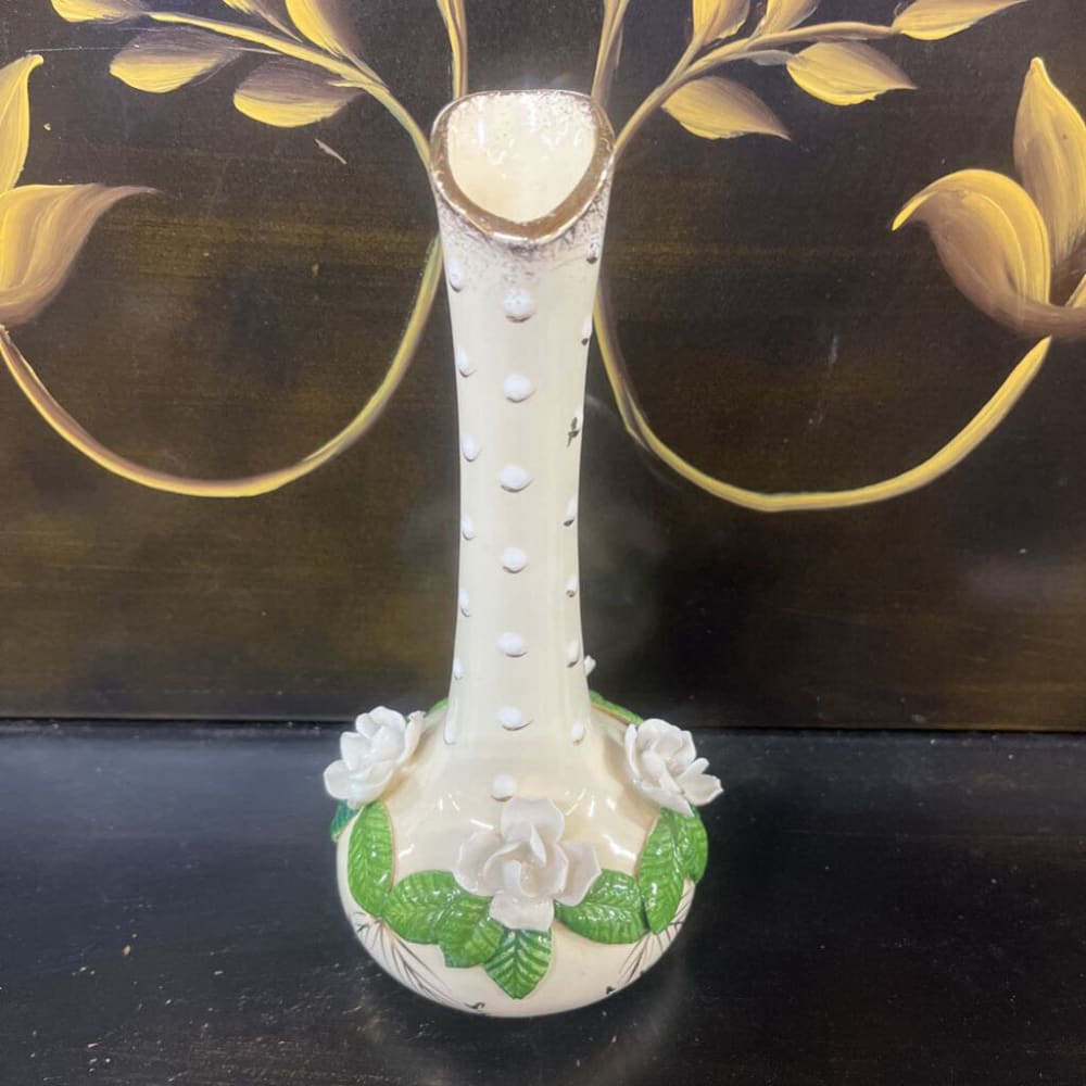 BEAUTIFUL BONE CHINA FLOWER VASE