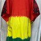 RASTA KAFTAN WITH MATCHING HEAD WRAP