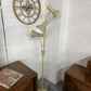 MID CENTURY MODERN 3 LIGHT METAL FLOOR LAMP