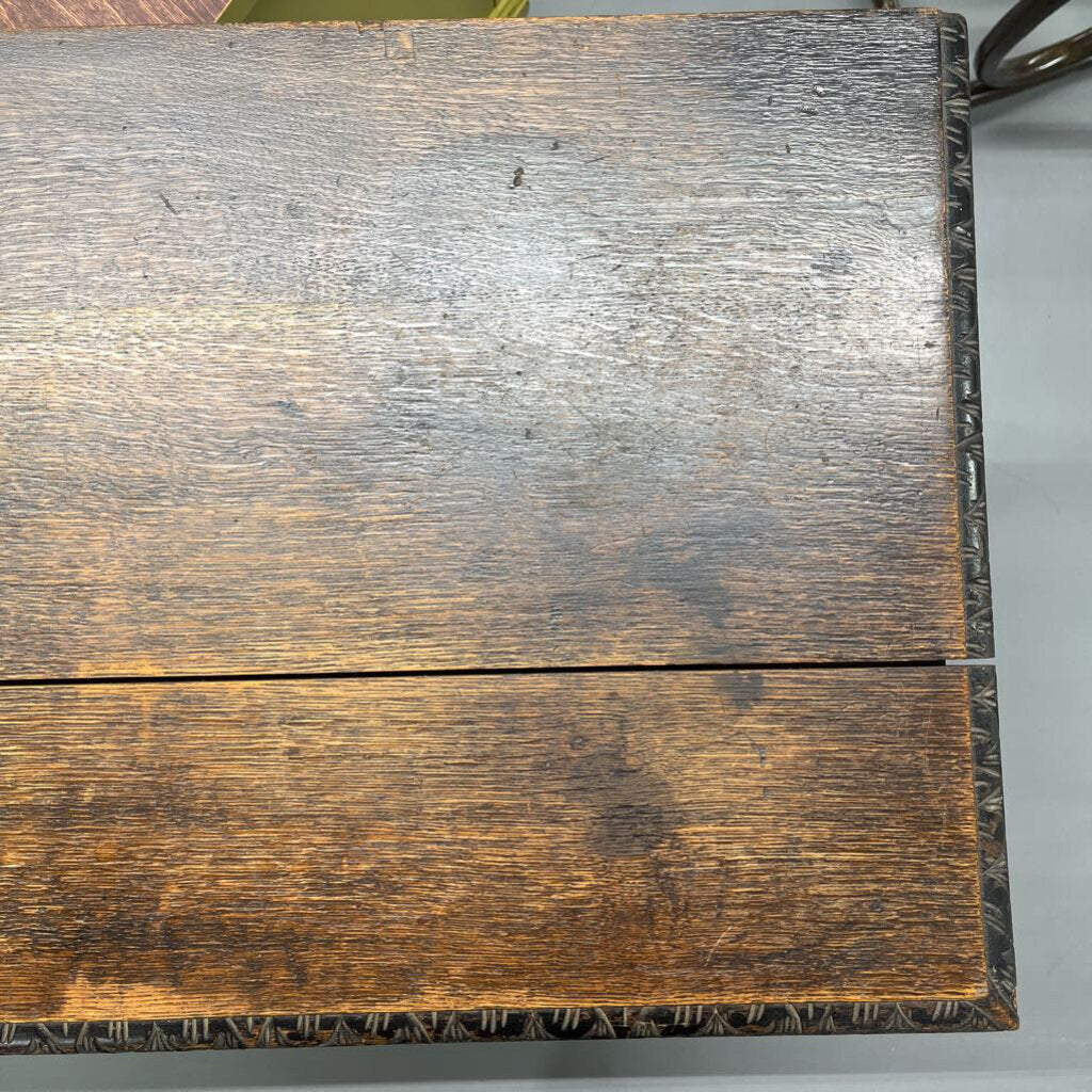 ANTIQUE EBONIZED GREENMAN DESK 17TH CENTURY