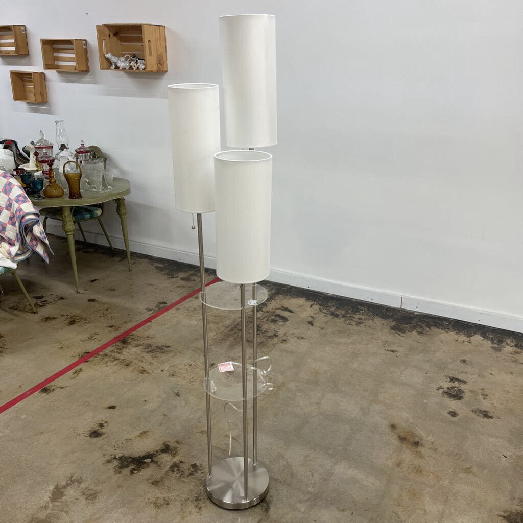 Thriftique Marketplace-TRIO SHELF FLOOR LAMP