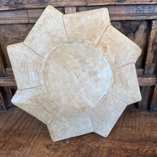 PLAYING CARD MOTIF TEAK SNACK TRAYS(12) AND SERVING TRAY