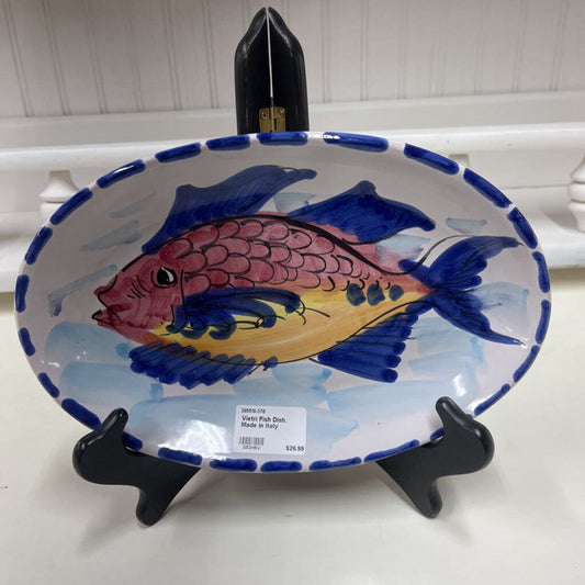 VIETRI FISH DISH. MADE IN ITALY