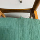 MID CENTURY MODERN PAIR FABRIC CUSHION CHAIRS