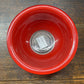 VINTAGE RED & CLEAR PYREX BOWL