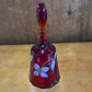 RETIRED FENTON RUBY RED LARGE DINNER BELL