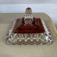 Ruby Red Cranberry Candy Dish