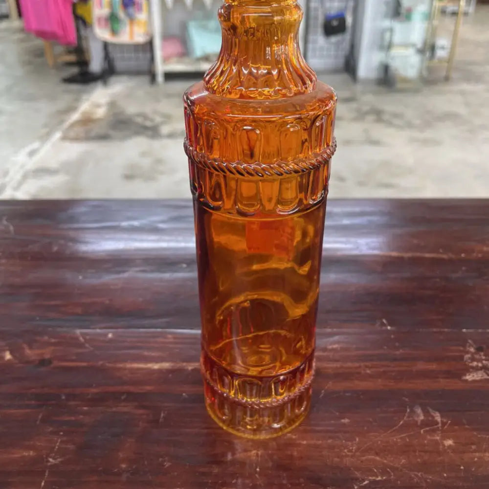 GLASS DECORATIVE BOTTLE