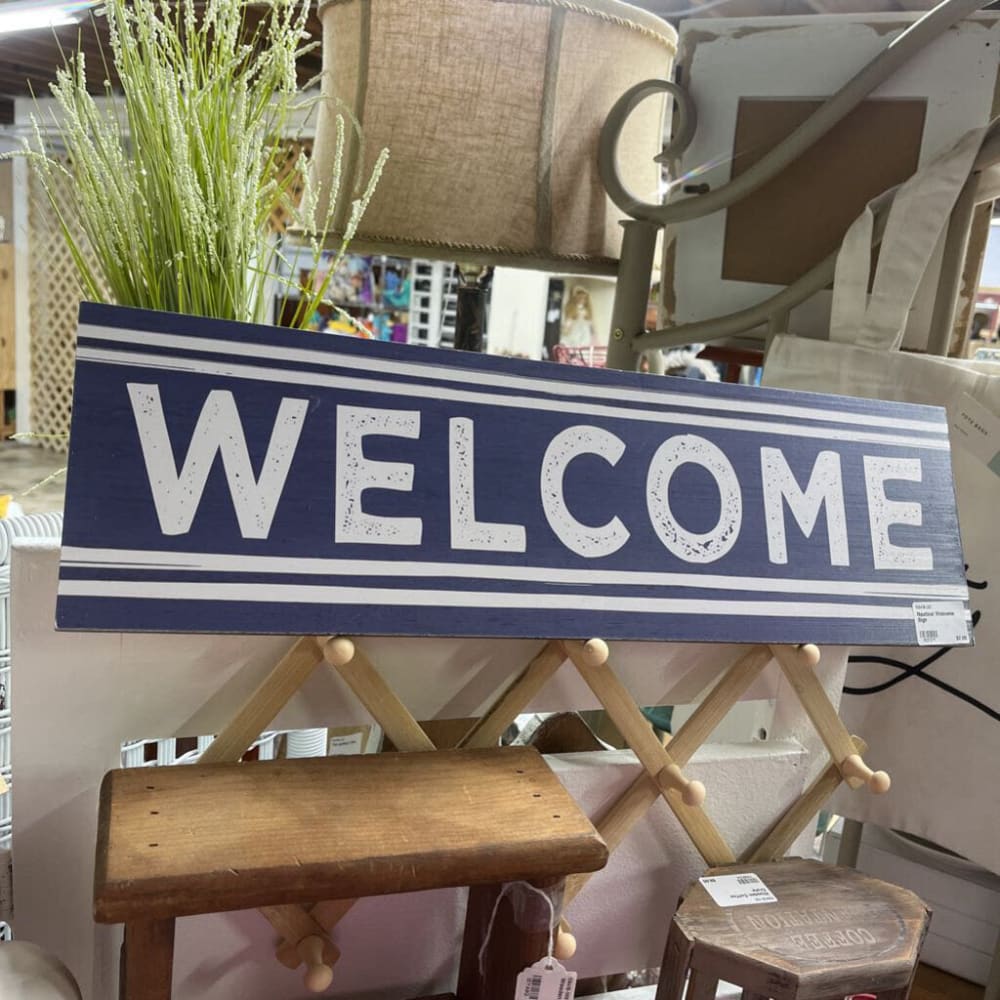 NAUTICAL WELCOME SIGN