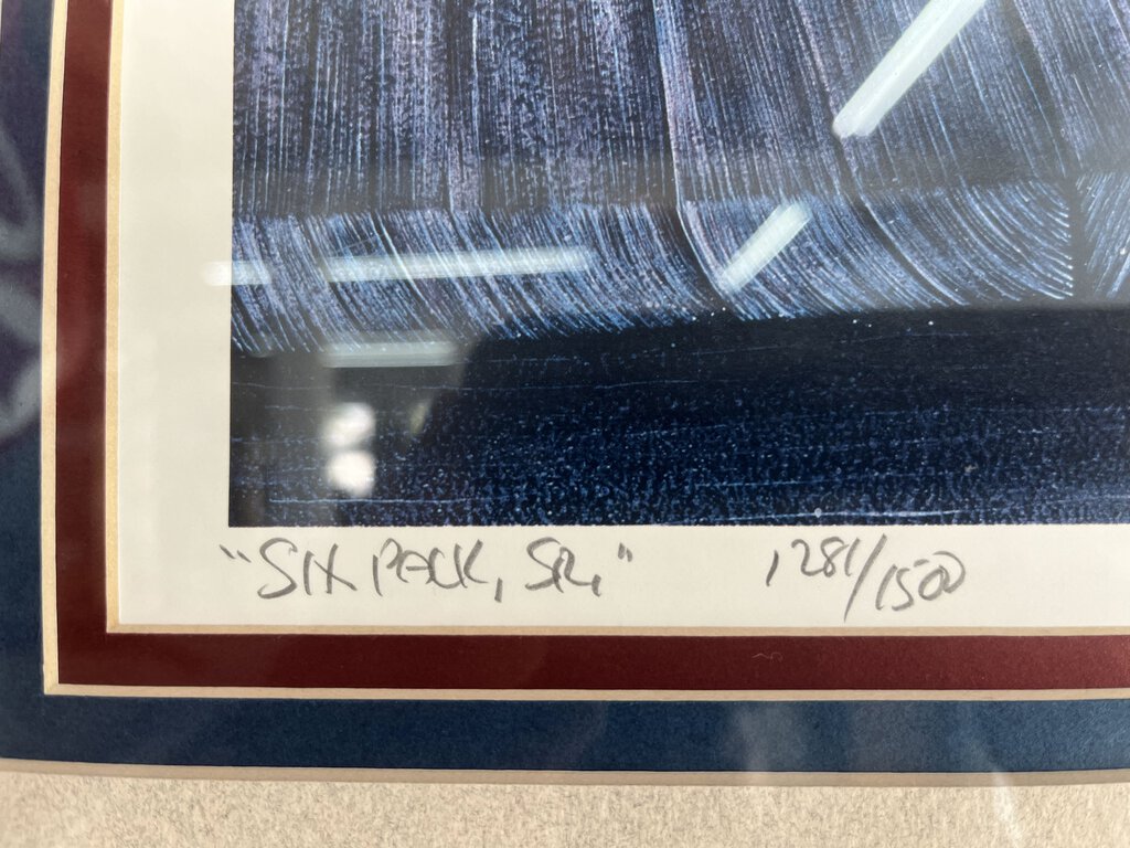 FRAMED S/N LABS PRINT "SIX PACK, SR."