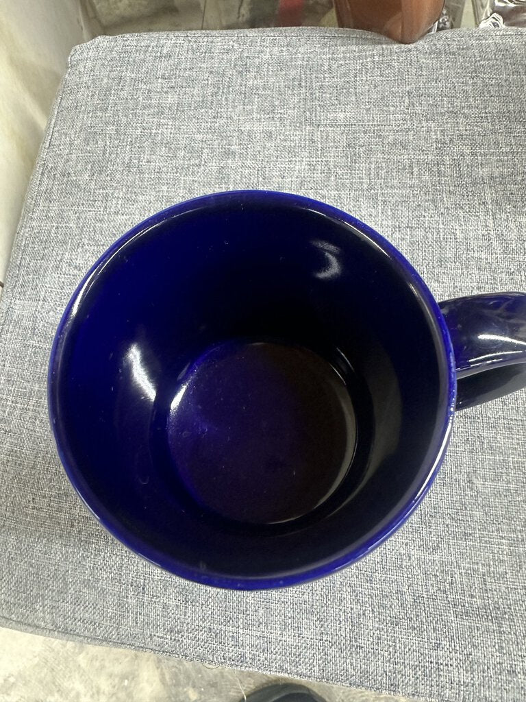 MUG BLUE W/ PEWTER