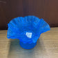 VINTAGE WESTMORELAND SATIN BLUE MIST CANDY DISH