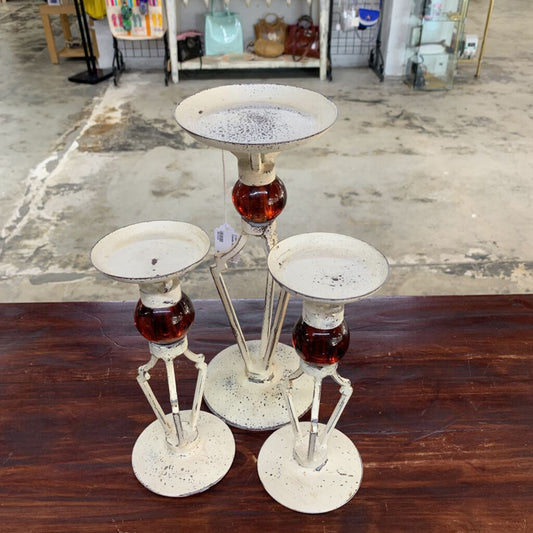 CANDLE HOLDERS SET OF 3