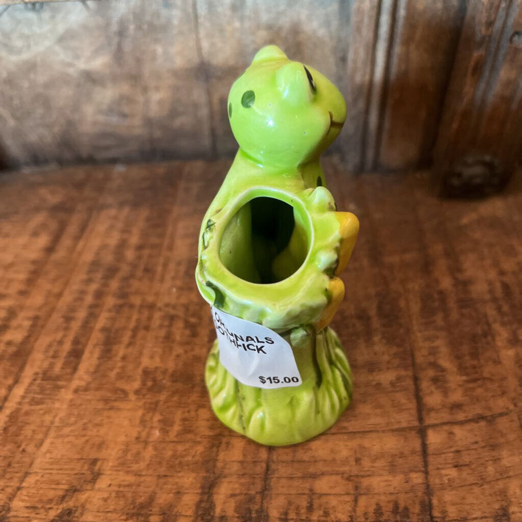 JOSEPH ORIGINALS FROG TOOTHPICK HOLDER