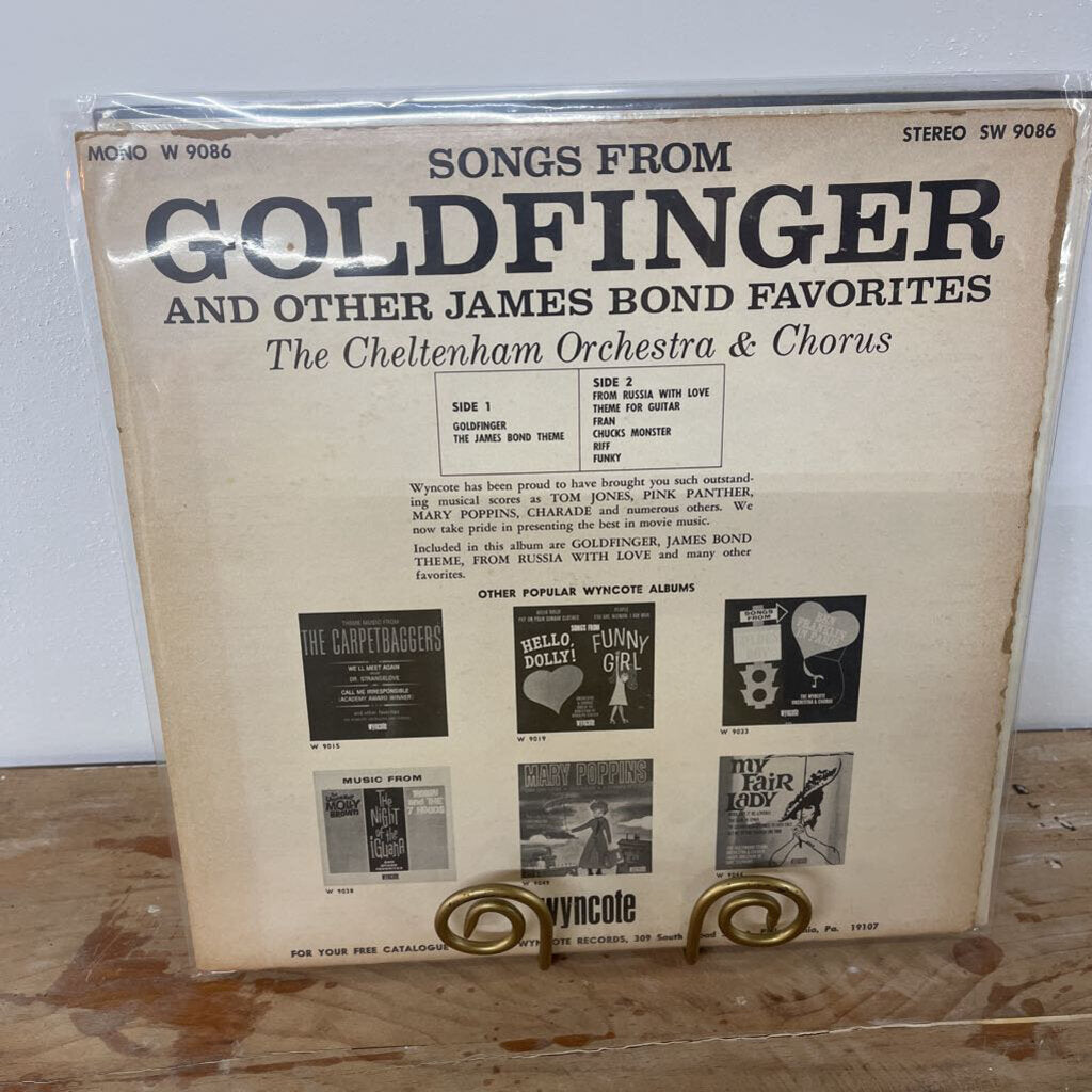 SONGS FROM GOLDFINGER