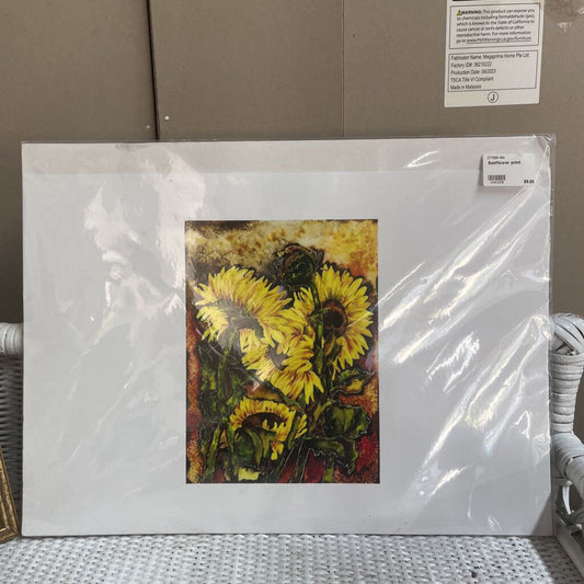 Sunflower print