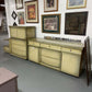 4PC MID CENTURY ASH DRESSER CHEST & NIGHTSTAND SET (AS IS)