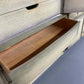 4PC MID CENTURY ASH DRESSER CHEST & NIGHTSTAND SET (AS IS)
