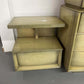 4PC MID CENTURY ASH DRESSER CHEST & NIGHTSTAND SET (AS IS)