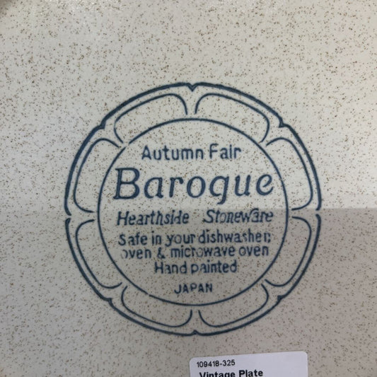 AUTUMN FAIR BAROQUE HEARTHSIDE STONEWARE - $9 EACH