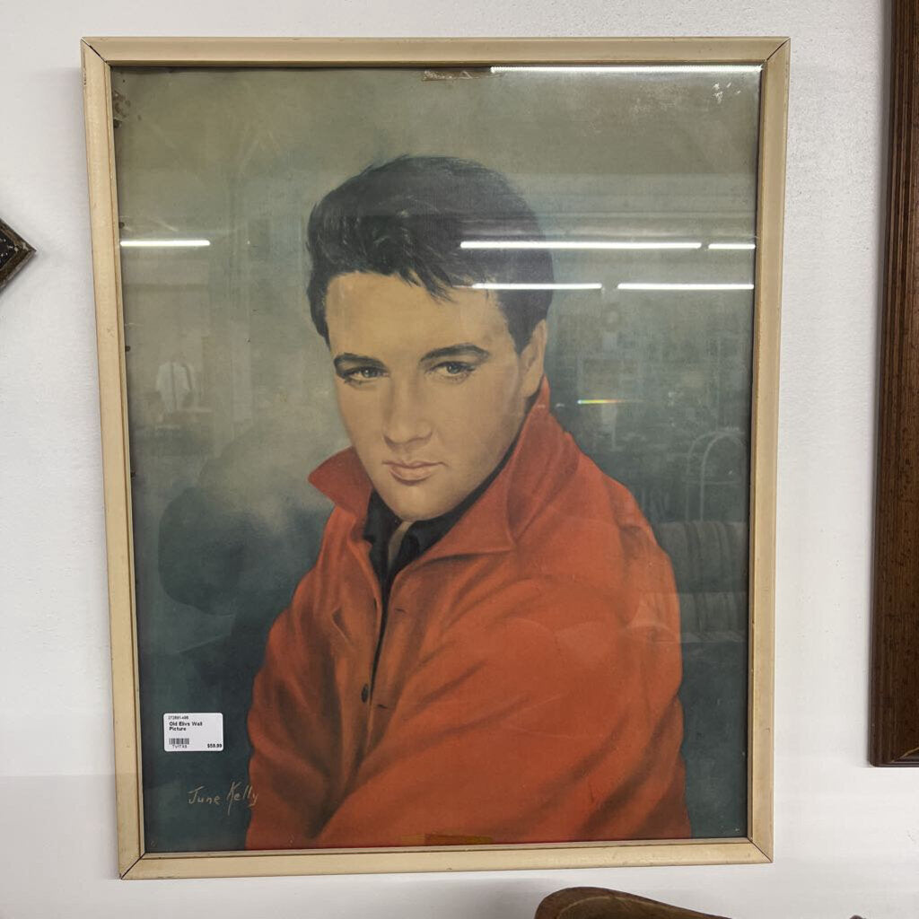 OLD ELVIS WALL PICTURE