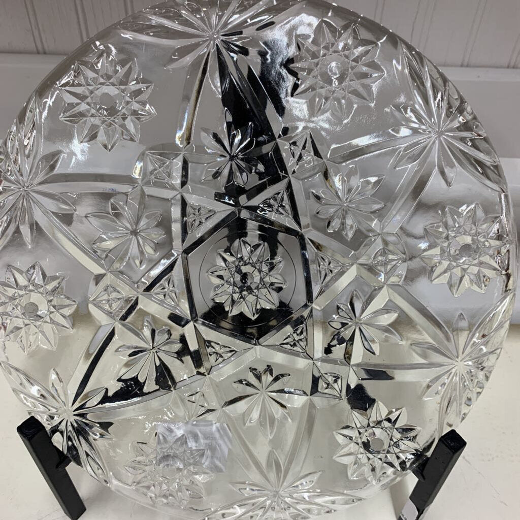 ANCHOR HOCKING STAR OF DAVID PLATTER