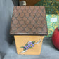 CERAMIC HAND PAINTED BIRD HOUSE - HOME SWEET HOME
