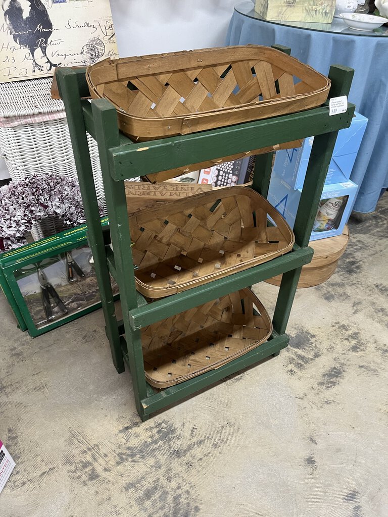 3 TIERED BASKET STAND -PERFECT FOR KITCHEN VEGETABLES