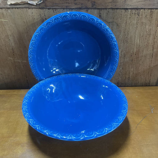 LARGE MCCOY BLUE BOWLS