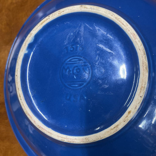 LARGE MCCOY BLUE BOWLS