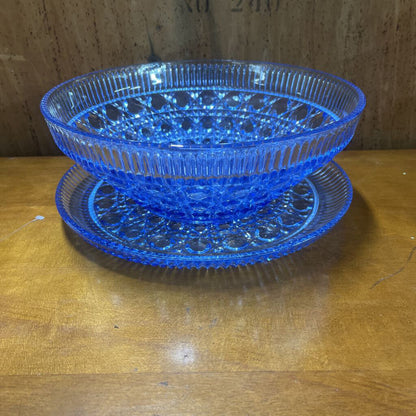 2PC Crystal Bowl Set