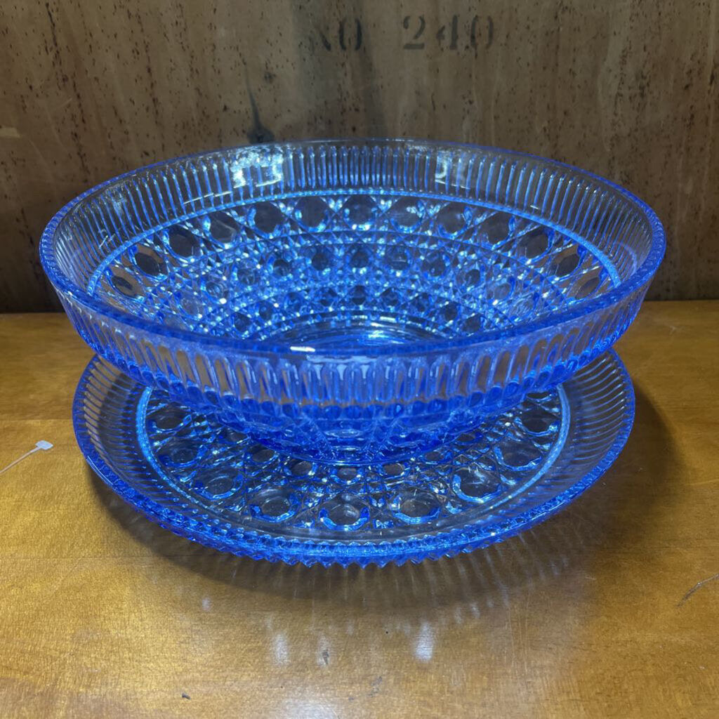 2PC CRYSTAL BOWL SET